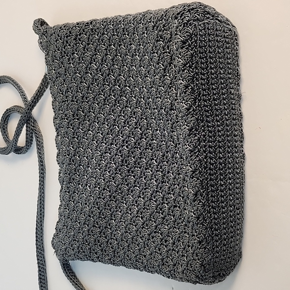 The Sak- beautiful gray crochet crossbody bag - Picture 3 of 8